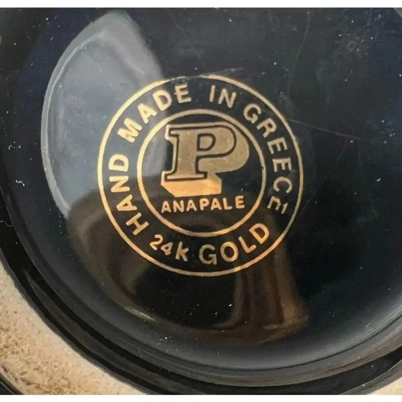 Gorgeous Anapale 24 Karat Gold Accent Vase - Picture 7 of 9